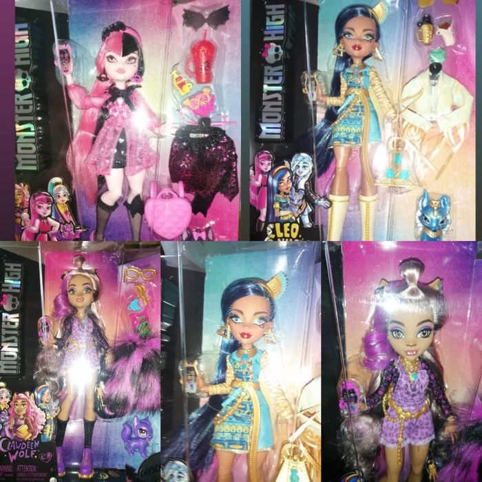 Новинка монстер хай клодин лагуна клео дракулаура 2022