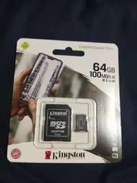 Karta pamięci MicroSD canvas select plus 64gb 100mb/s adapter Kingston