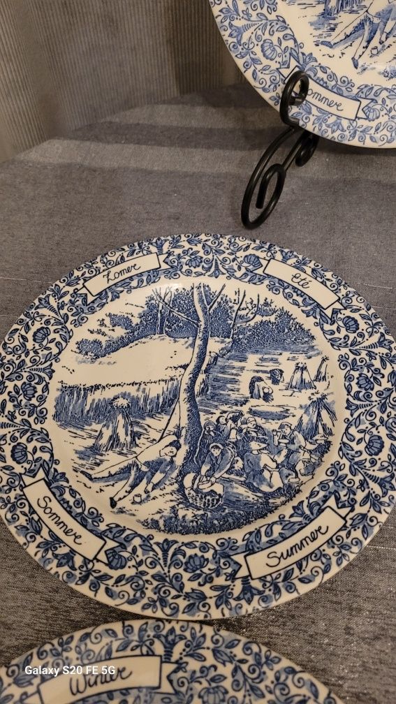 Okazja! ENGLISH IRONSTONE talerz z lat 60-tych.