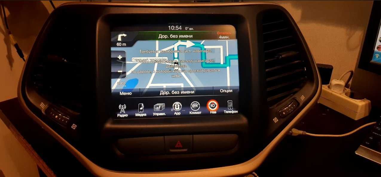 Русифікація Map Jeep Cherokee Dodge Chrysler Uconnect 5-8.4 Panasonic