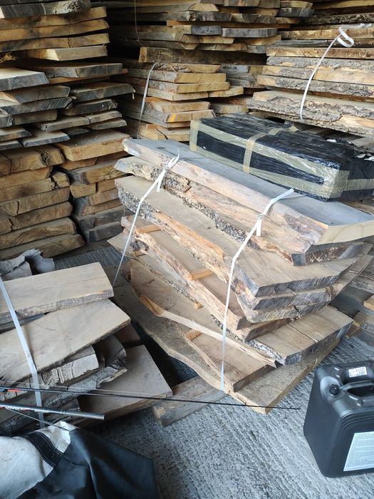 Brusy suszone dąb jesion grubości od 3cm do 10 cm do 5m