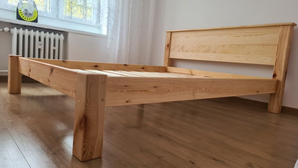 Łóżko drewniane dwuosobowe (możliwe  różne wymiary)