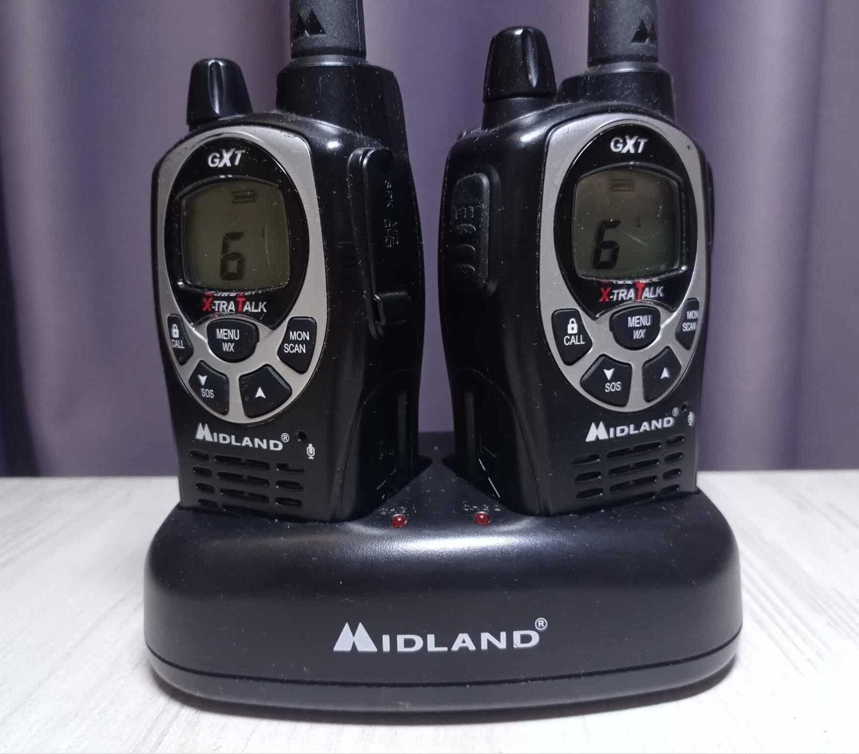 Радиостанция (рация) дальнего  действия Midland GXT 1000.