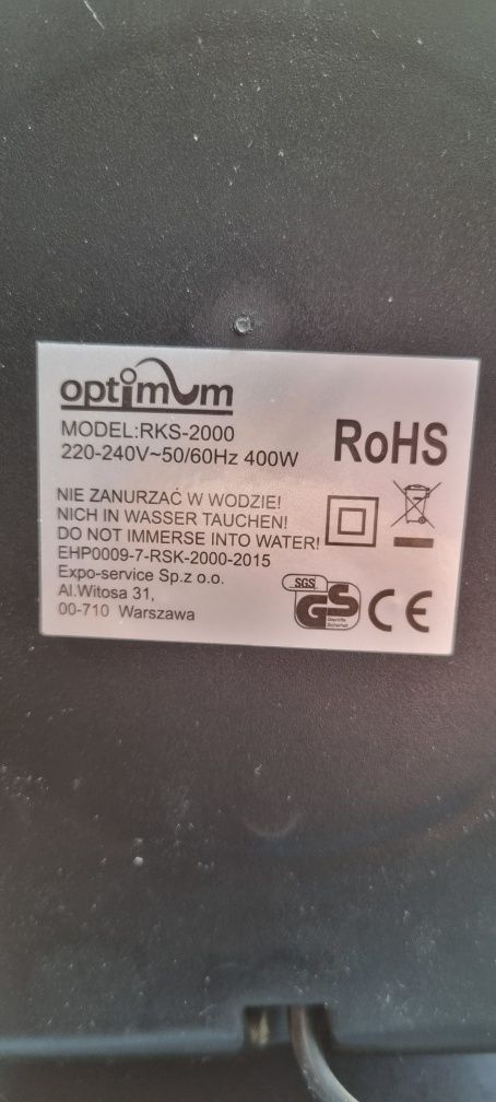Wyciskarka wolnoobrotowy Optimus 2000
