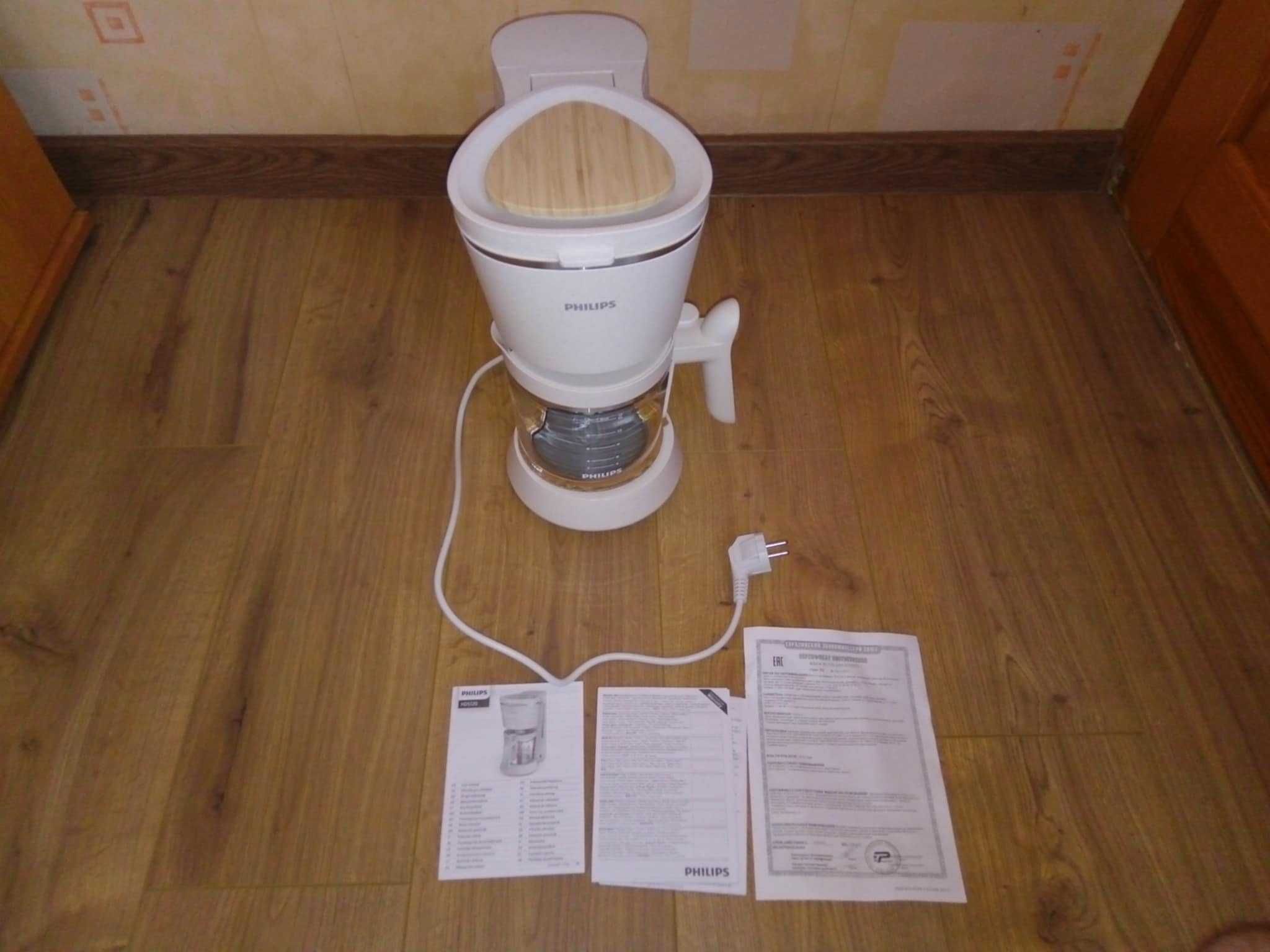 Ekspres przelewowy do kawy Philips Eco Conscious Edition HD5120 1,2 l
