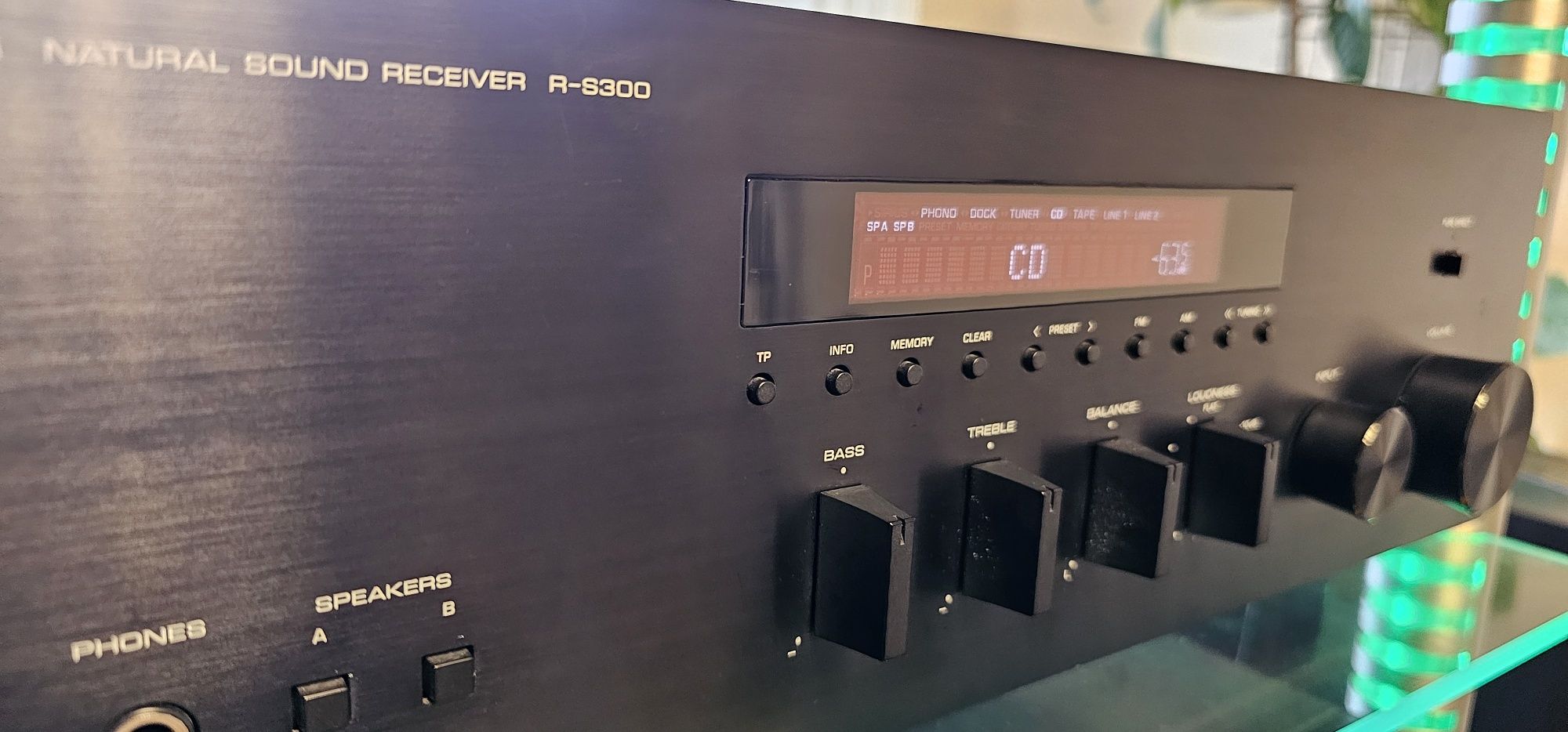 Yamaha R-S300 Amplituner stereo+oryginalny pilot-bdb stan