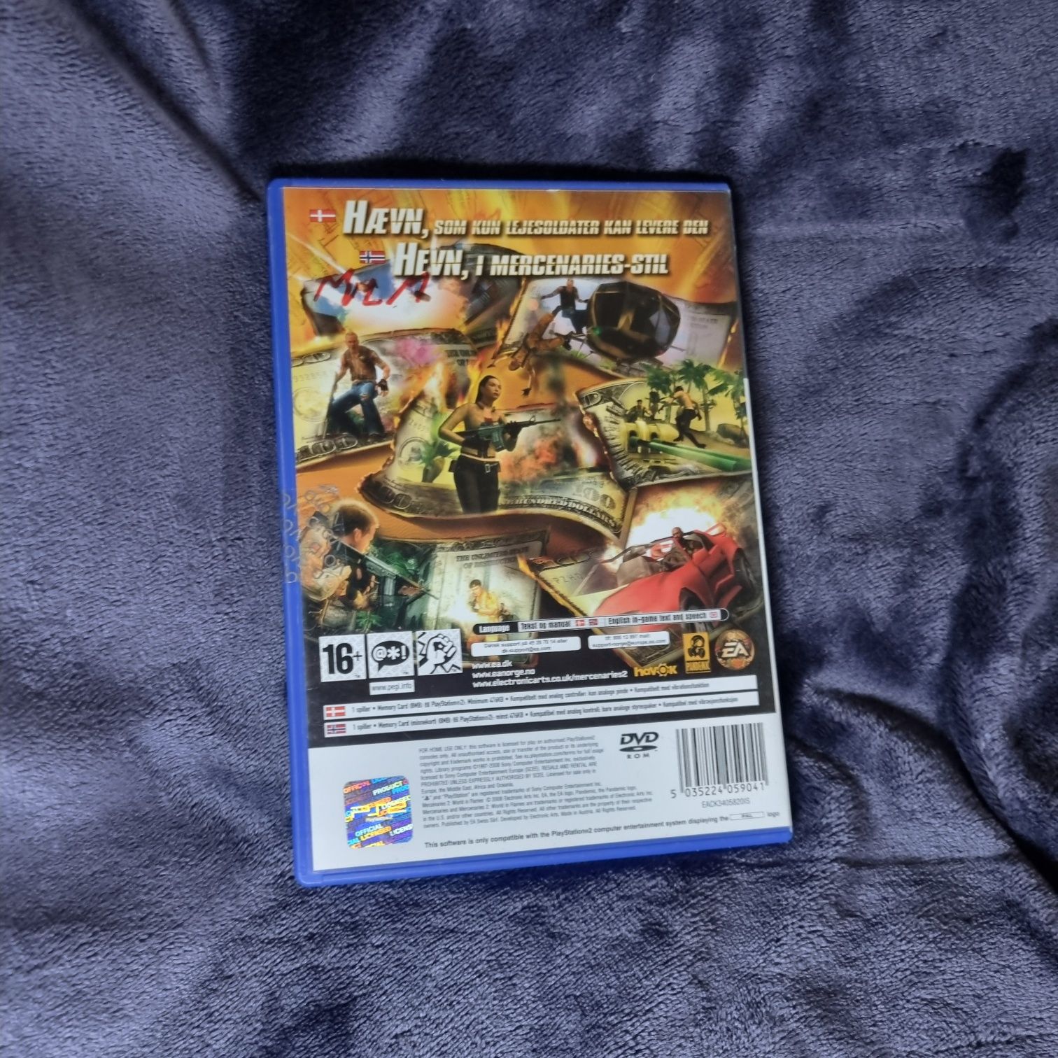 Mercenaries 2 Wolrd in Flames Ps2