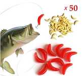 Isca falsa para pesca, vermes, larva, milho. Carpa, peixes
