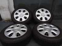 Koła zimowe OPEL FIAT 15 cali 4x100, opony 7,6mm, Corsa Punto CZUJNIKI