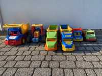 Zestaw Autek zabawkowych WADER Dla Dziecka Wywrotki Traktor