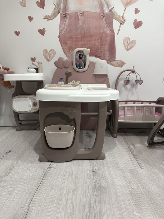 Smoby kącik opiekunki z dodatkowym krzesełkiem