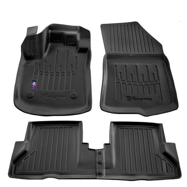 Гумові 3D коврики в салон Рено Captur/ Clio/ Dokker/ Express/ Duster