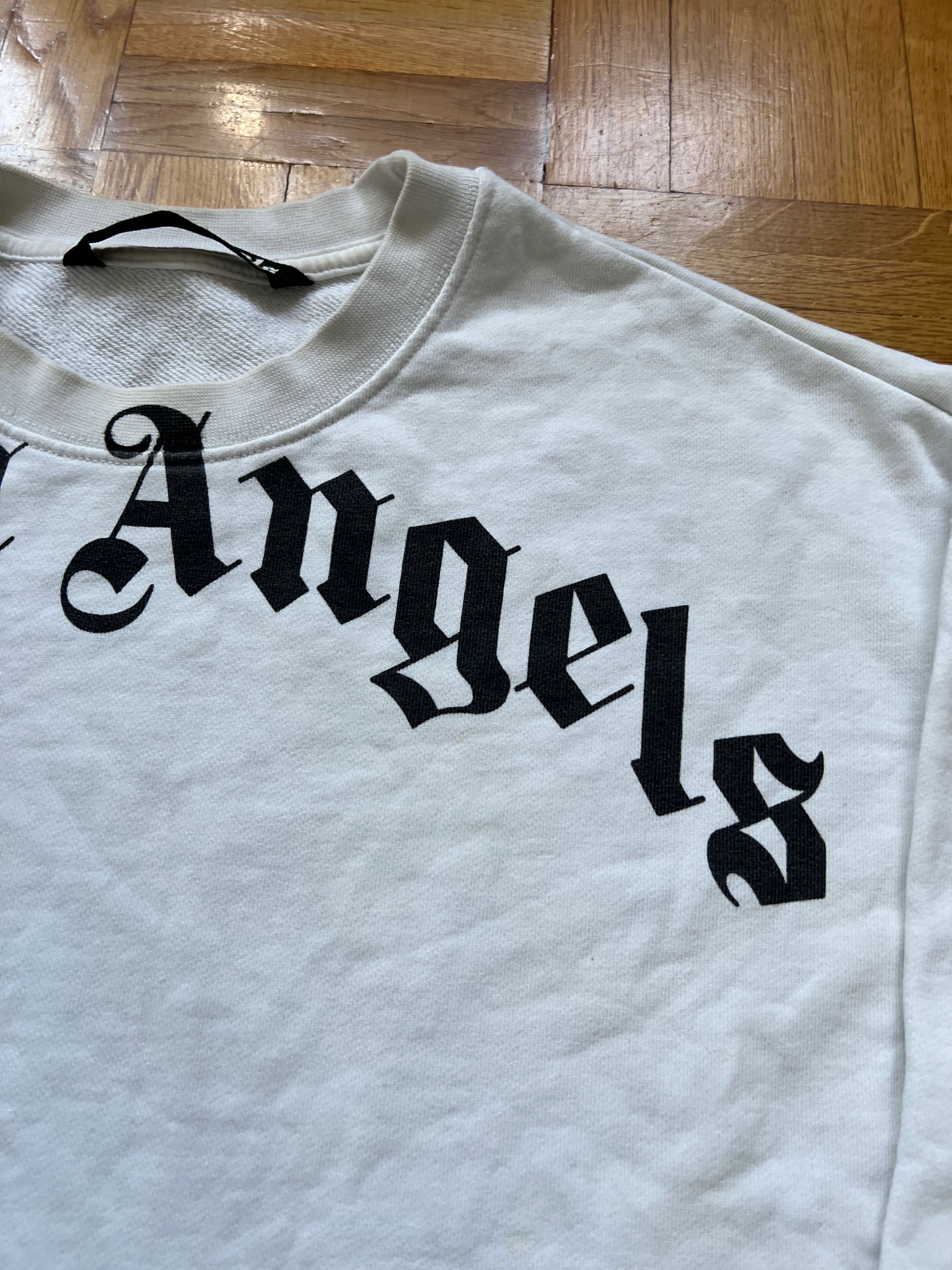 Bluza Palm Angels Big Logo Biała