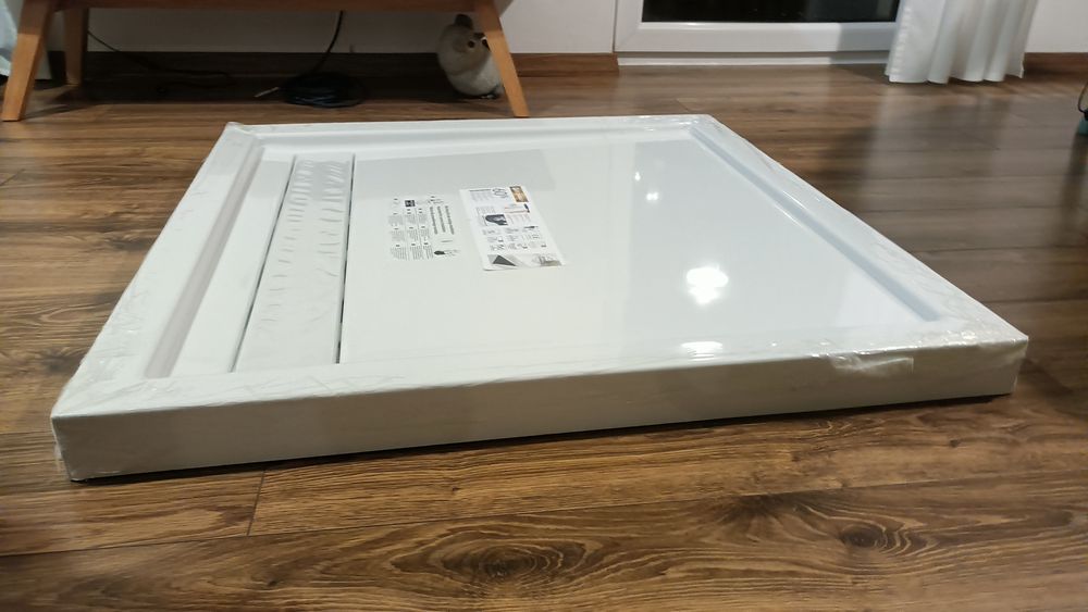 Brodzik SCHEDPOL Camparo 90 x 90 x 6.5 Kwadratowy Odpływ Liniowy