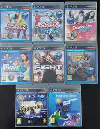 Pack 8 Jogos PS3 (Move)