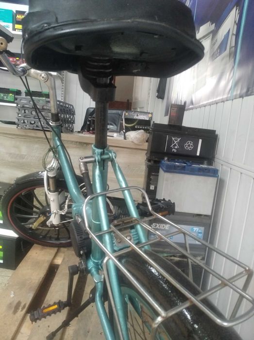 Велосипед АИСТ з кареточним електродвигуном.