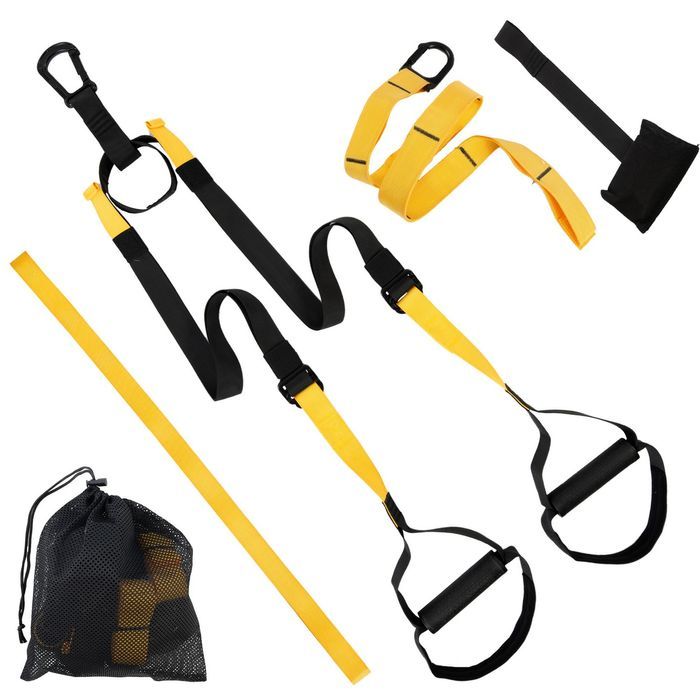 Pasy Treningowe Trx Zestaw Ns-956 Czarno-Żółty