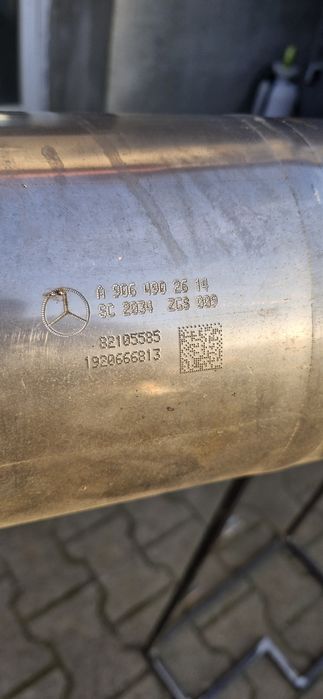 DPF Mercedes Sprinter wydech SC 2034 ZGS 009