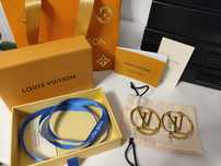 Kolczyki Louis Vuitton koła LV 5 cm