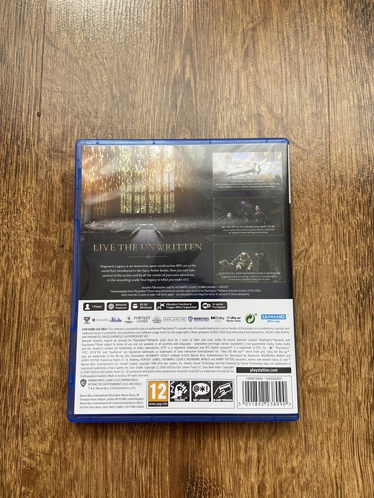 Диск з грою Hogwarts legacy для пс5