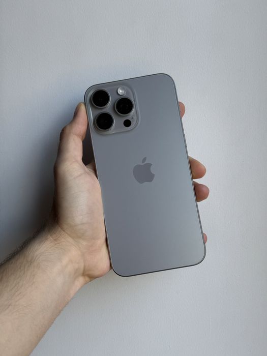 iPhone 15 Pro Max 256 Gb Natural Titanium Neverlock АКБ 94% Физ Сим