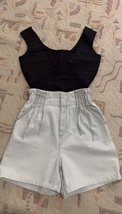 Шорти джинс Топ блакитні