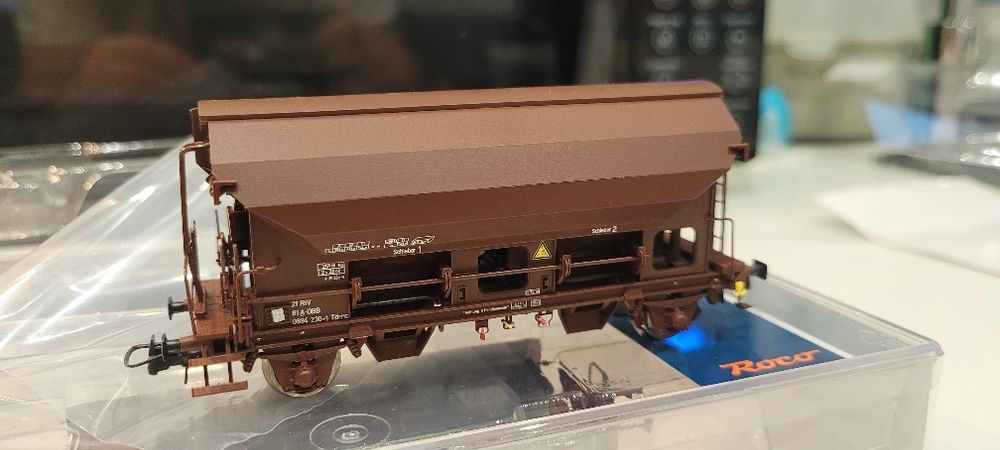 Roco 76022 QBB zestaw 2 wagonów z uchylnym dachem h0 1:87 nie PKP Tdds