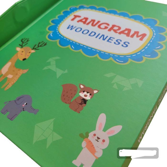 Tangram książeczka magnetyczna układanka klocki # 177