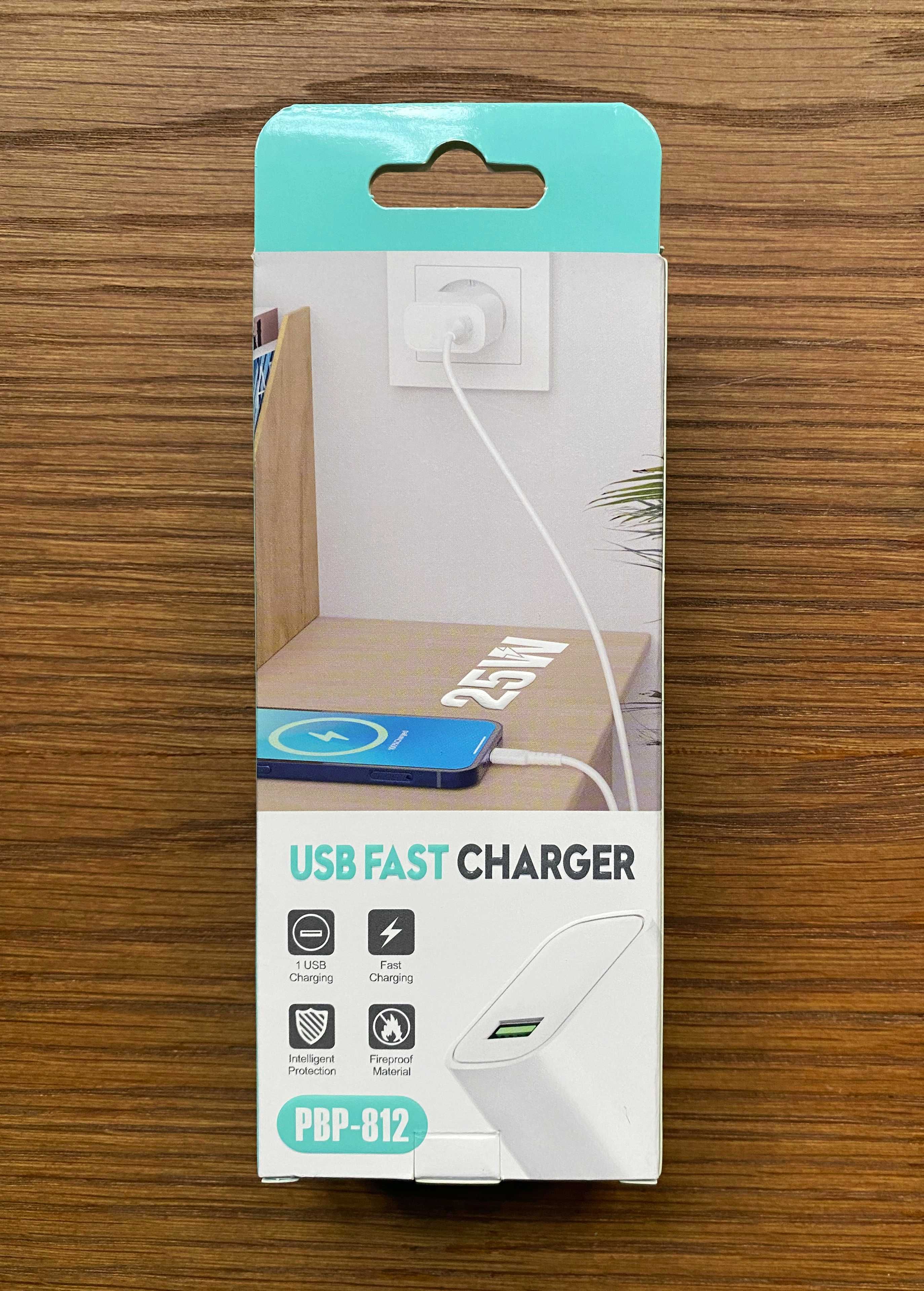 Carregador USB de 25W - Carregador Super Fast Charging 25W