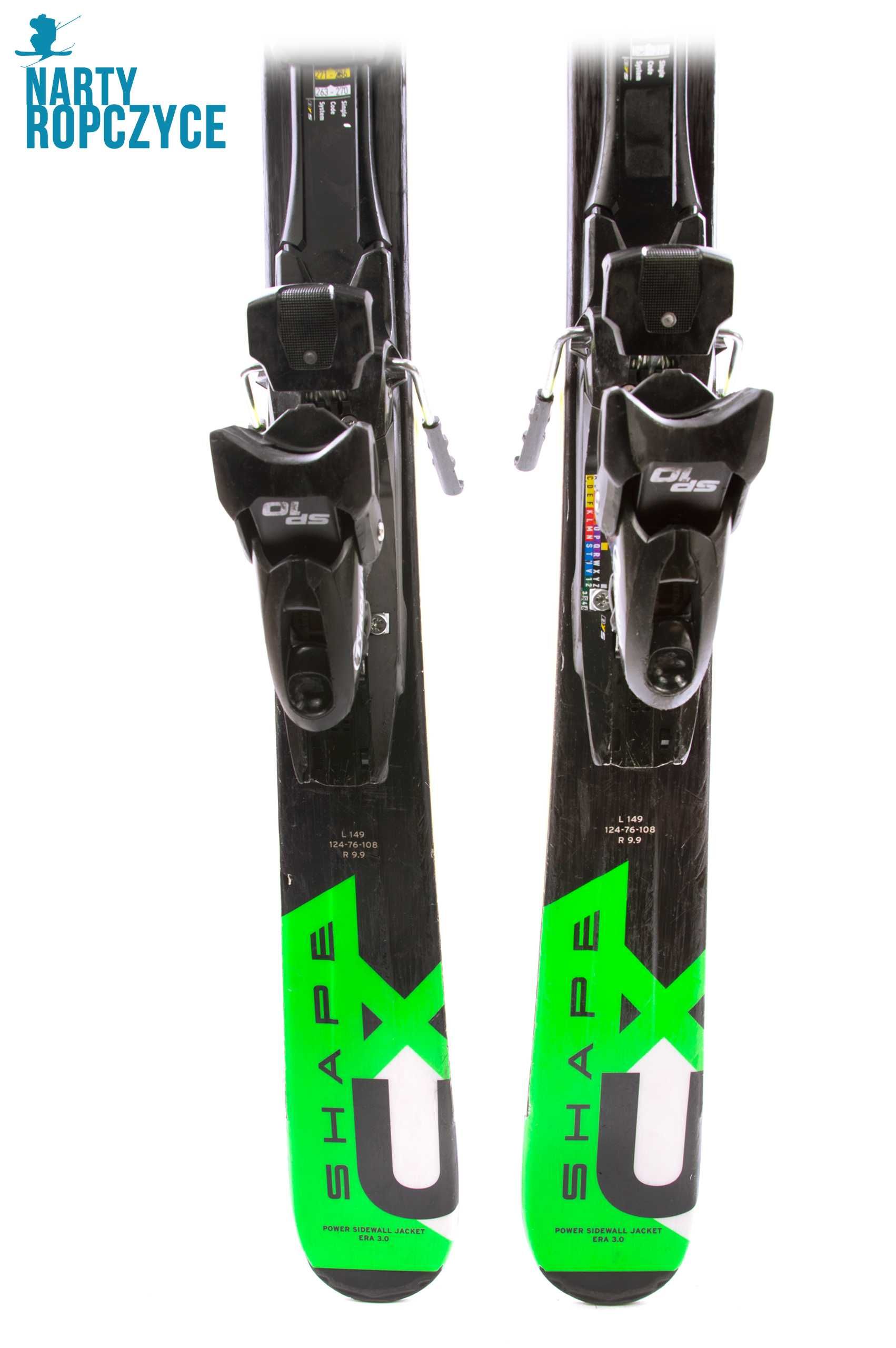 NartyRopczyce NR244 Narty 149 HEAD SHAPE CX A30 Stan DB Serwis