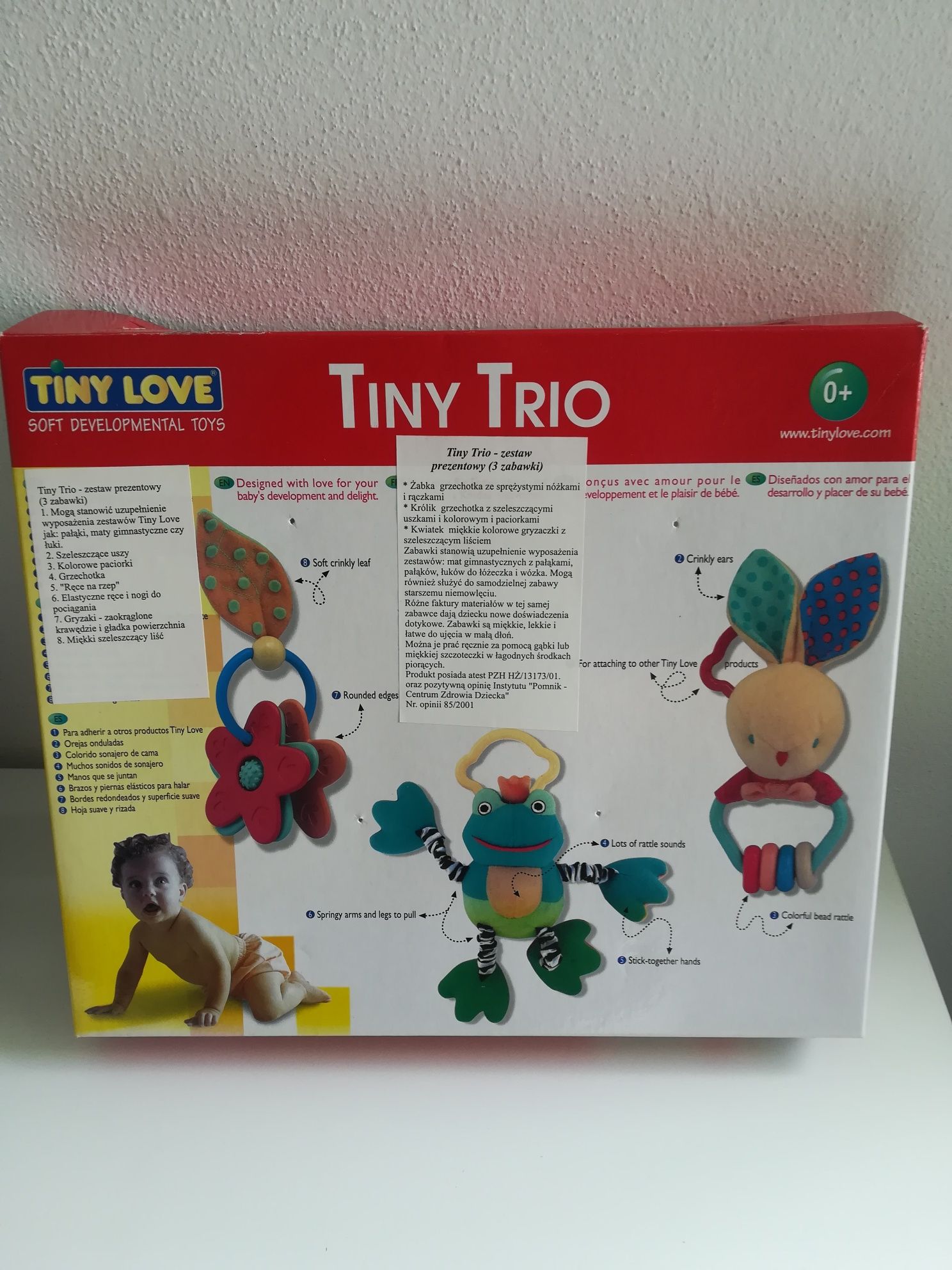 Tiny Love - Tiny Trio zestaw prezentowy 3 zabawki