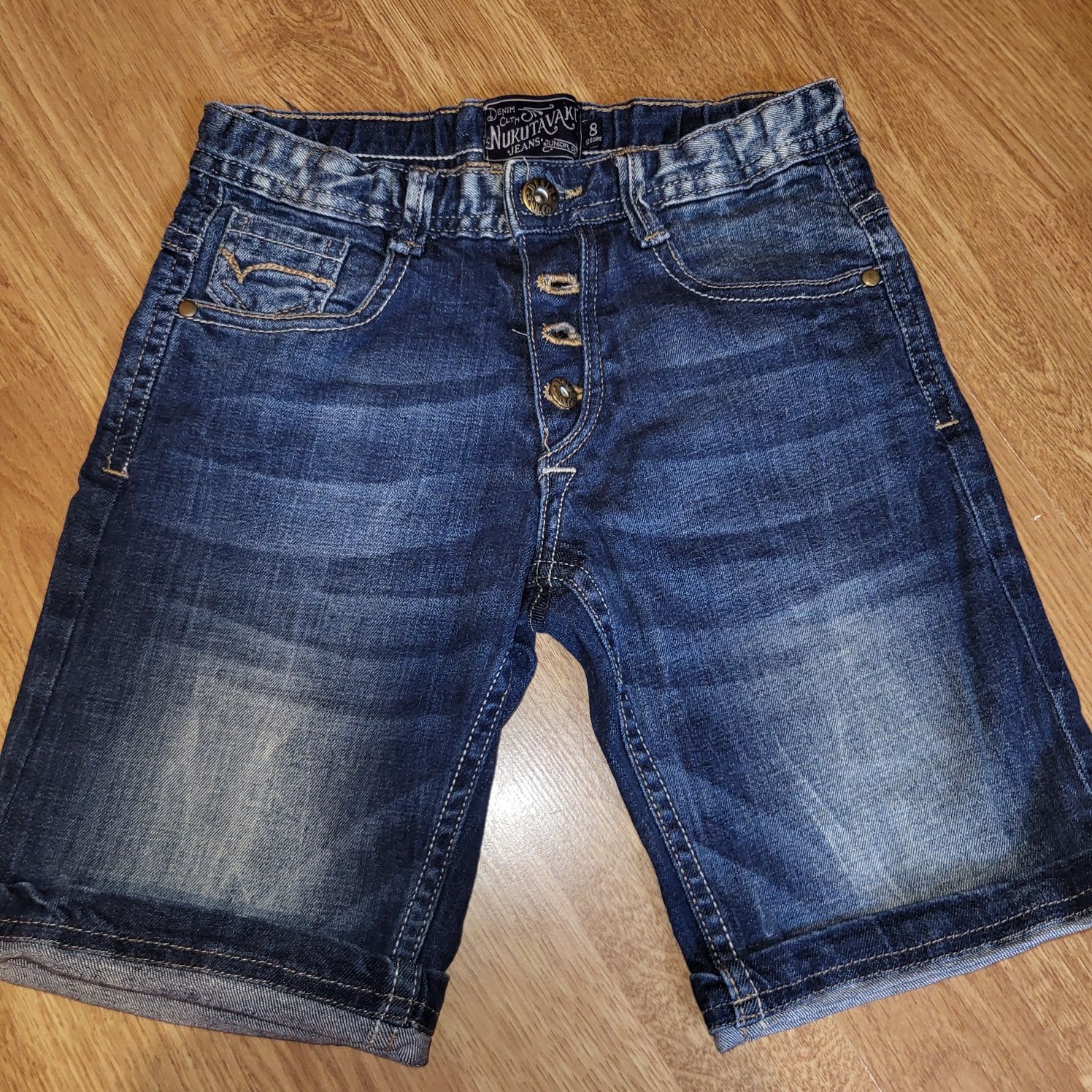 Krótkie spodenki jeansowe szorty mayoral 128 134 dla chłopca
