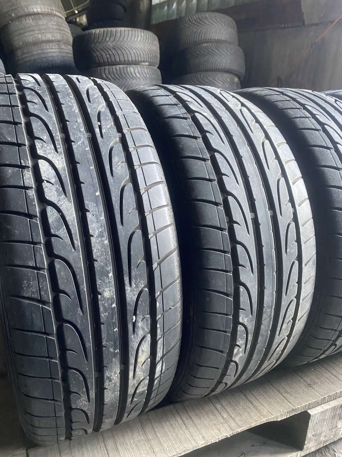 215.45.16 Dunlop 4шт лето БУ склад шины резина из Европы 45 R16