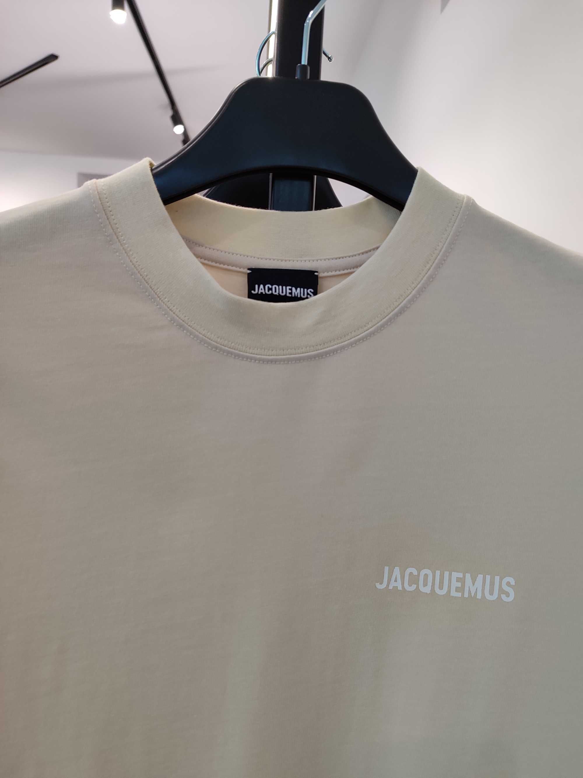 Лонгслів Jacquemus Le T-Shirt Manches Long Sleeve T-Shirt Beige