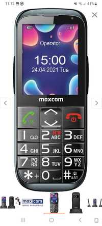 Telefon MAXCOM dla Seniora MM724
