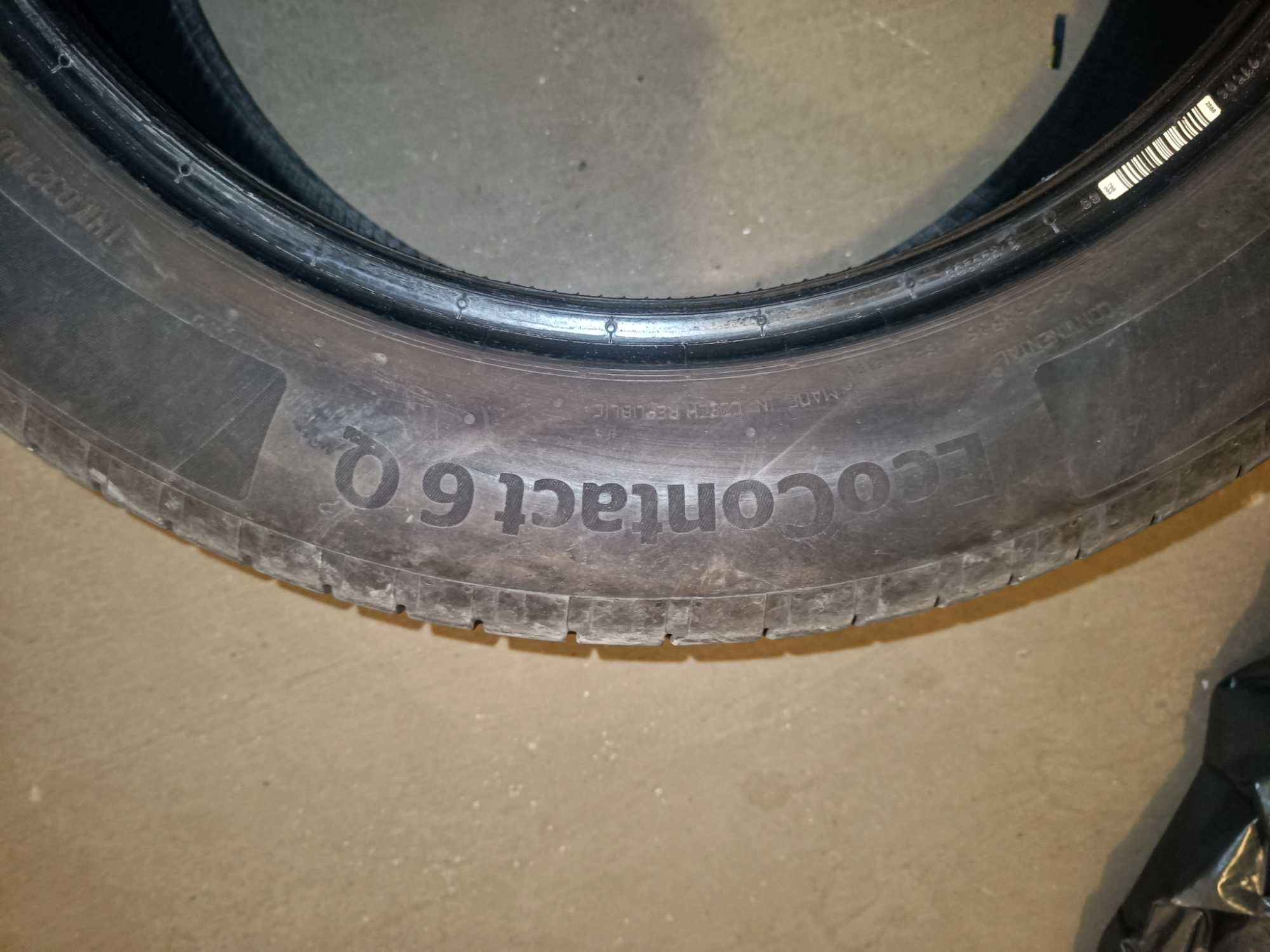 Komplet letnich opon Continental EcoContact 6 Q 215/55 R18 95 H (2024)