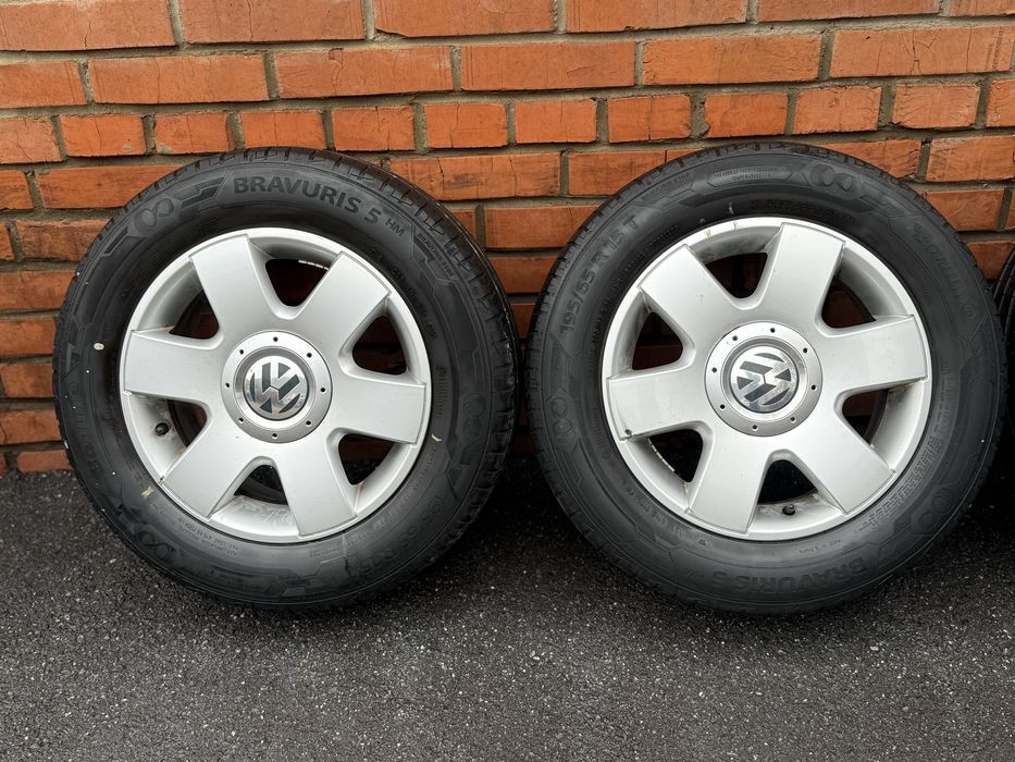 Комплект Диски резина літо Фольцваген Гольф Тоуран Каді Пасат R15 5112