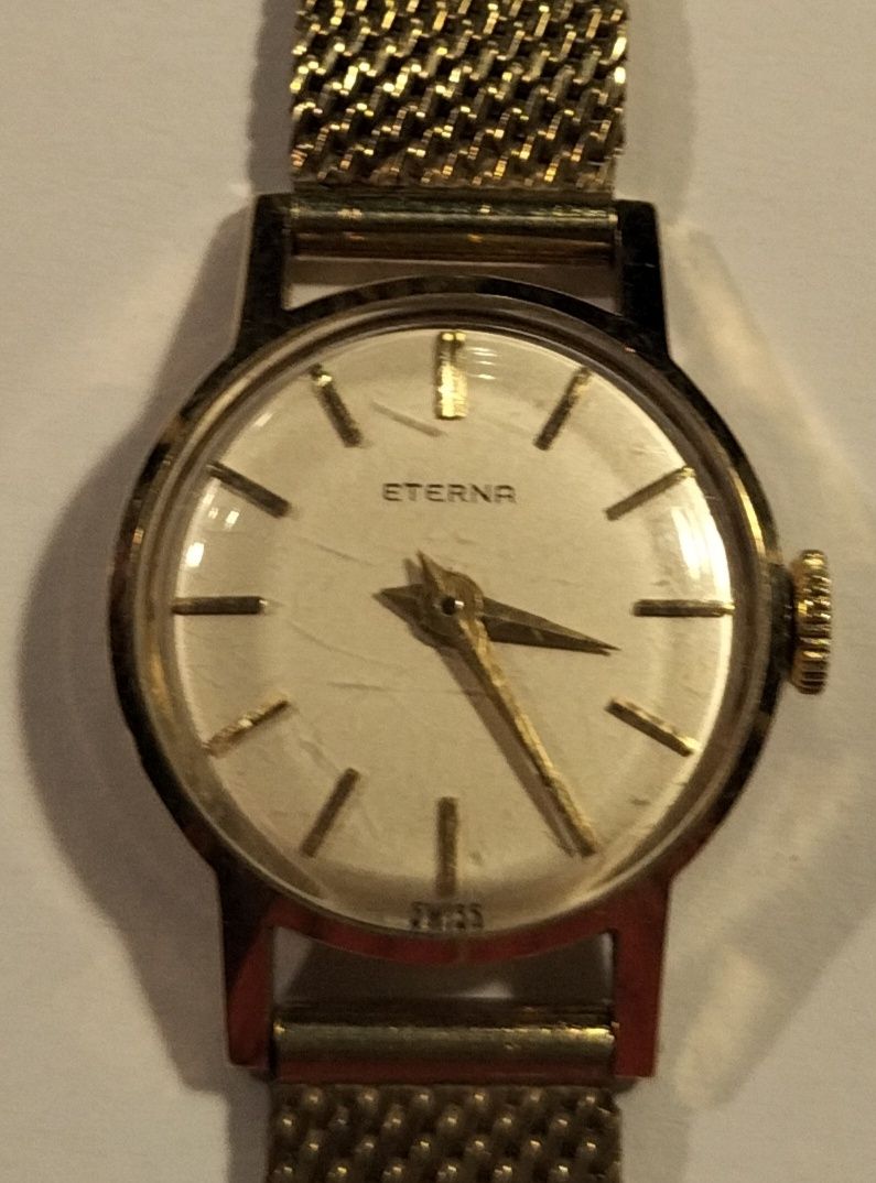 Zegarek damski Enterna złoty au333