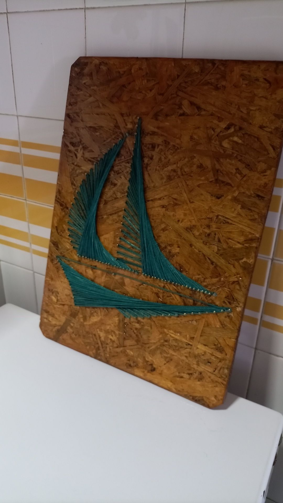 Quadros stringart (barco)