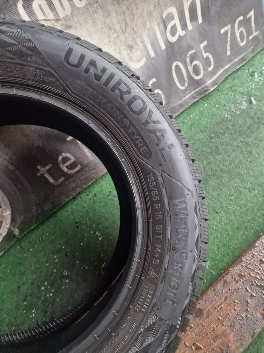 Opona zimowa 195/65/15 91T Uniroyal pojedyncza 2023 8.4mm jak Nowa
