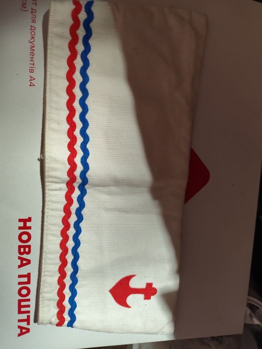 Пилотка на голову белая якорь совдеп