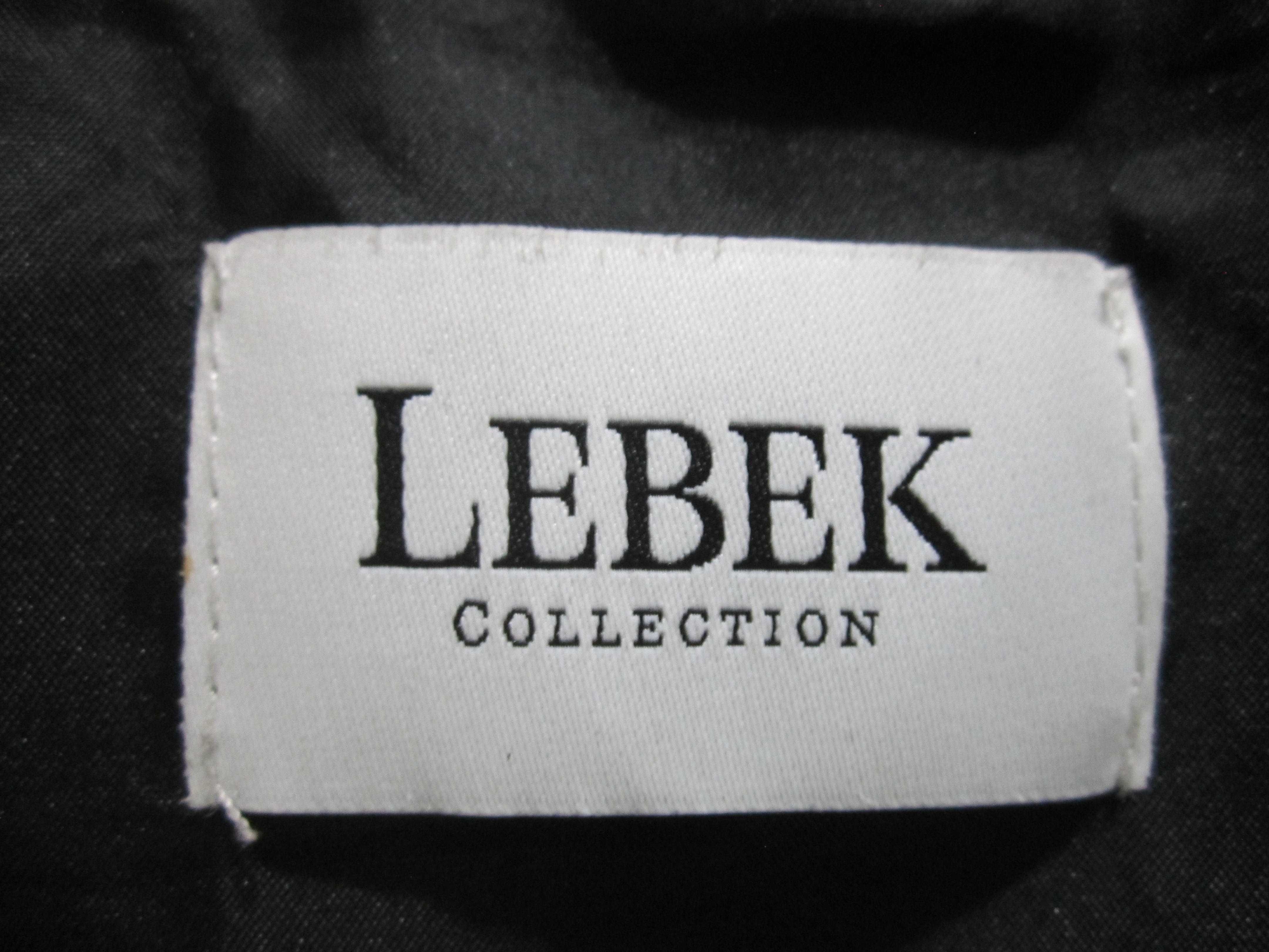 Lis naturalny ponczo wełna firma LEBEK