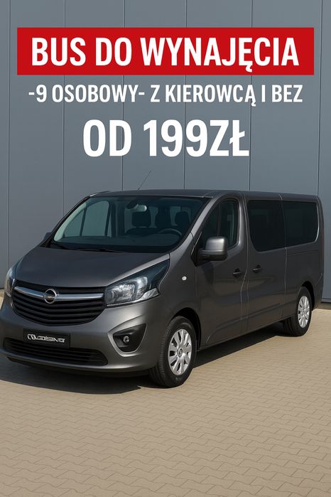 Wynajem busa 9- osobowego z kierowca i bez