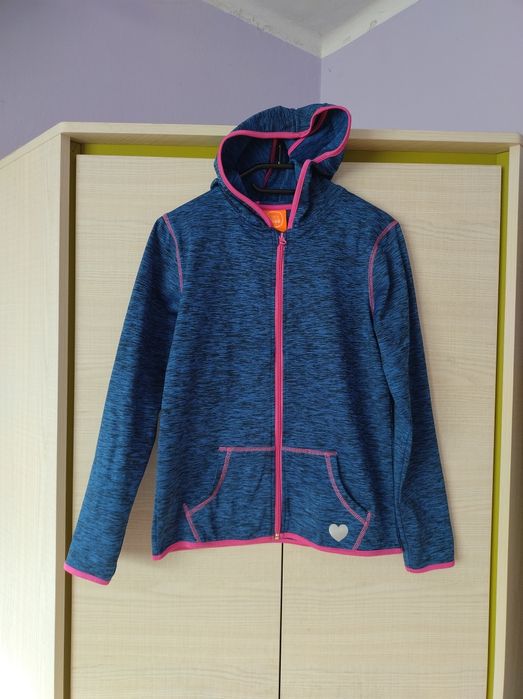 Bluza dziewczęca z kapturem