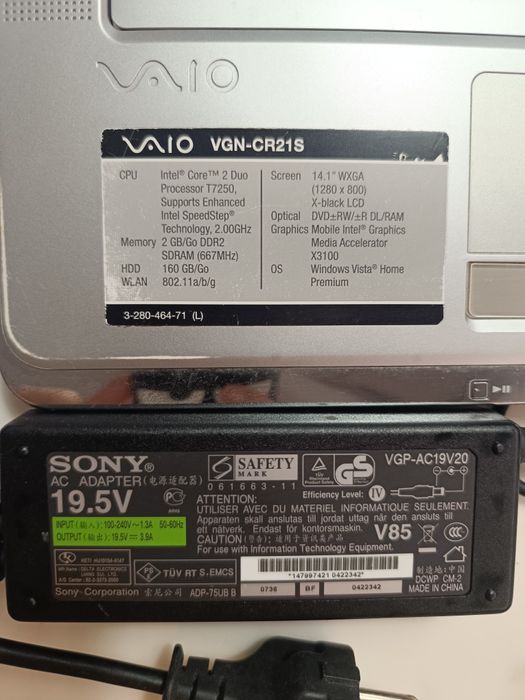 Computador portátil SONY VAIO