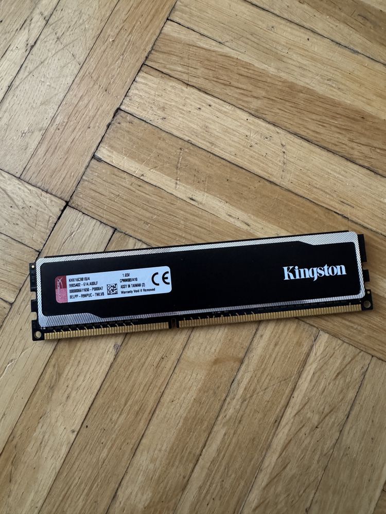 Pamięć HyperX HyperX Black, DDR3, 4 GB, 1600MHz, CL9