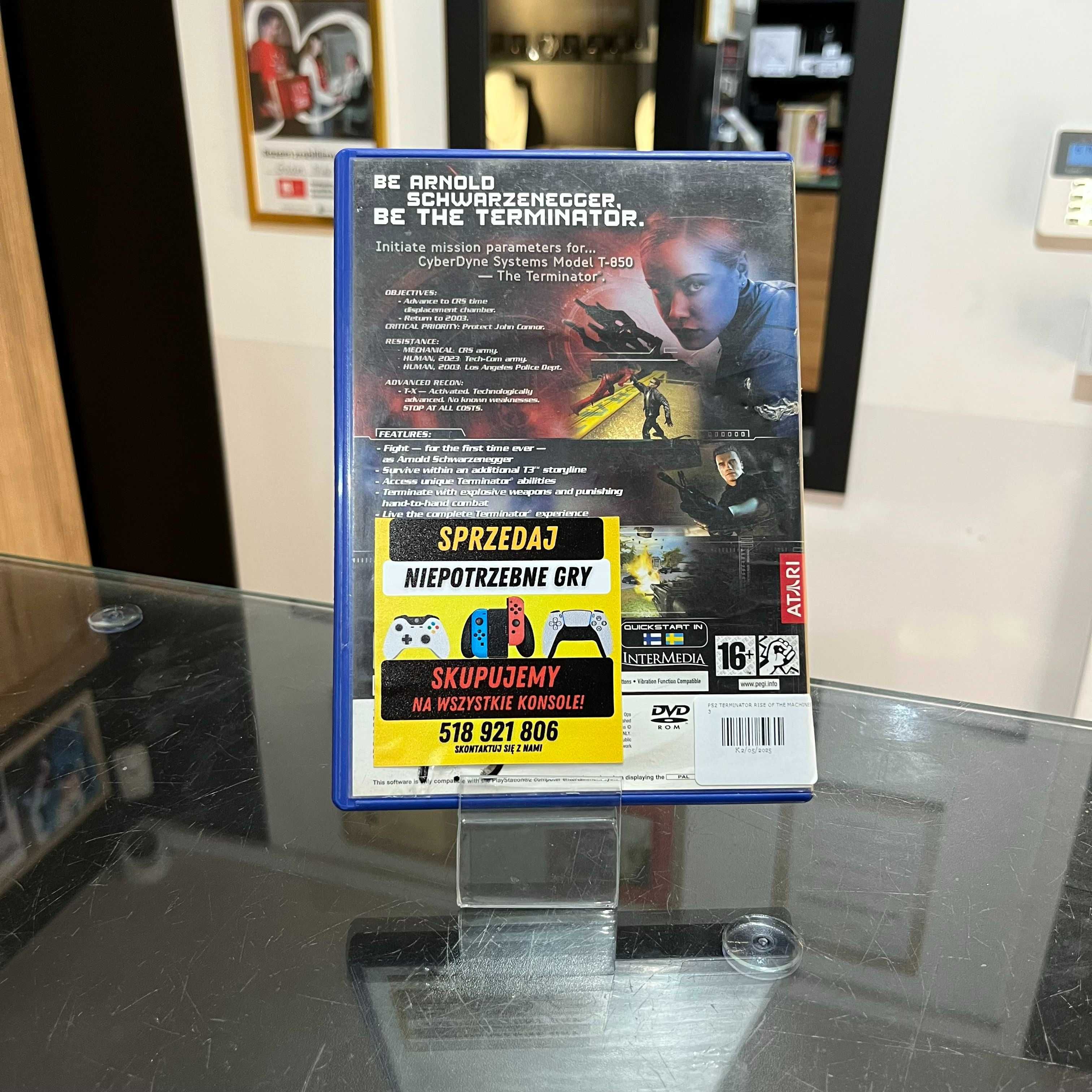 Gra PS2 Terminator Rise Of The Machines 3