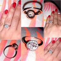 Позолочений срібний перстень/кольцо 925 проби