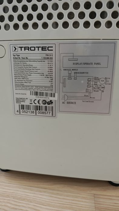 Osuszacz powietrza Trotec