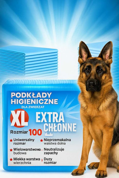 Podkłady higieniczne 60×60 cm – 100 szt. | Przewijanie i opieka